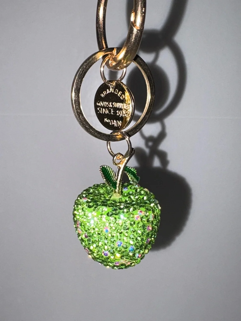 Sparkling Green Apple Bag Charm - Granny Smith!